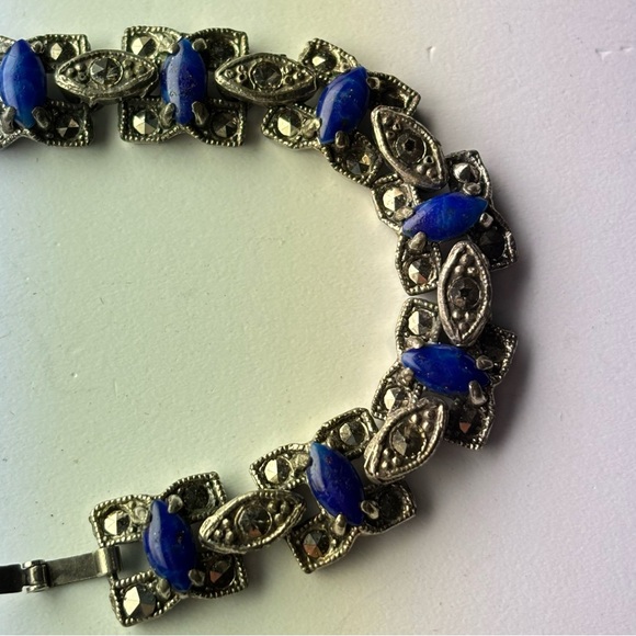 Jewelry - Bracelet post war white metal